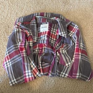 Long sleeve Mudd flannel/button down